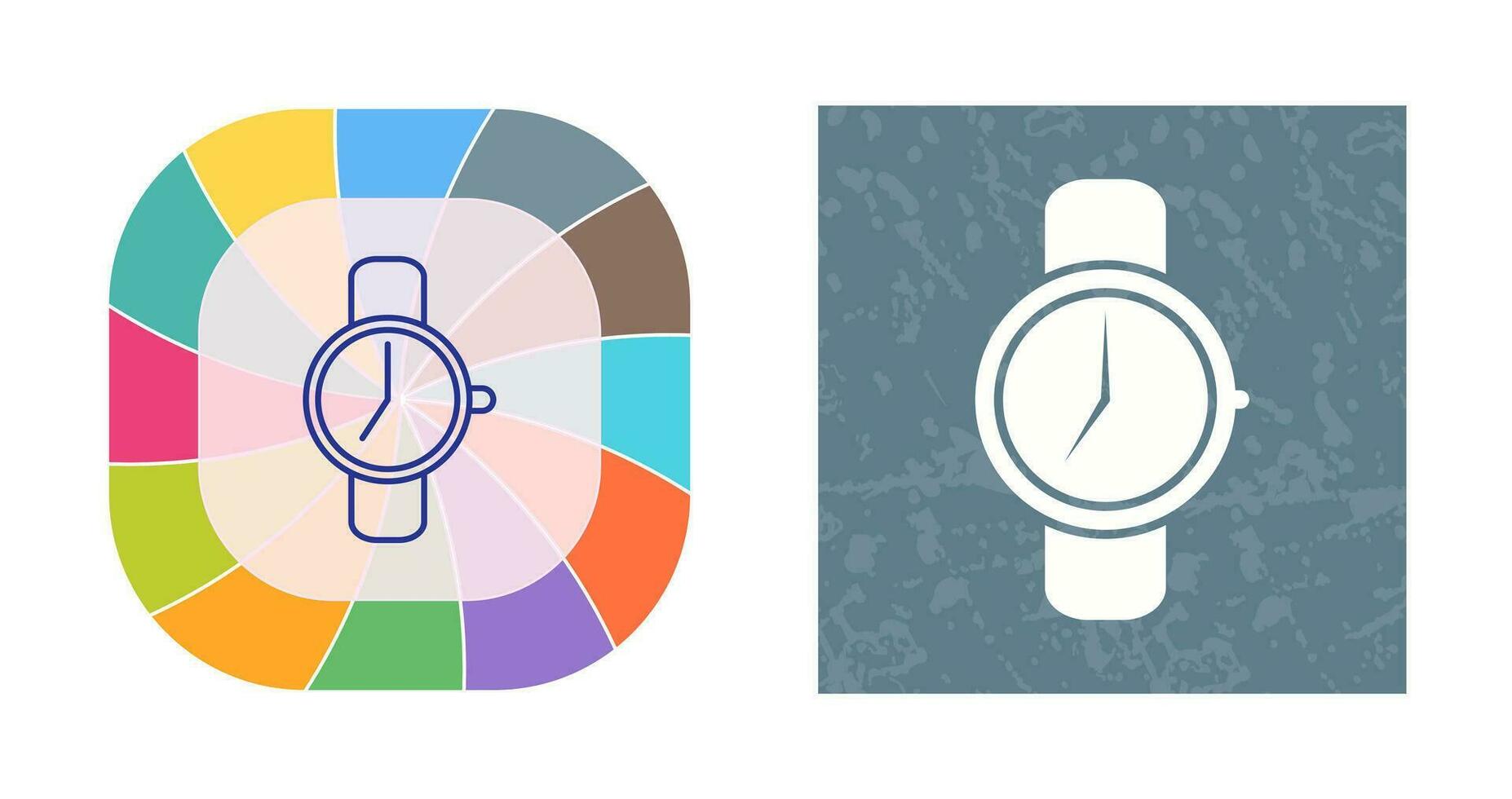 reloj, vector, icono vector