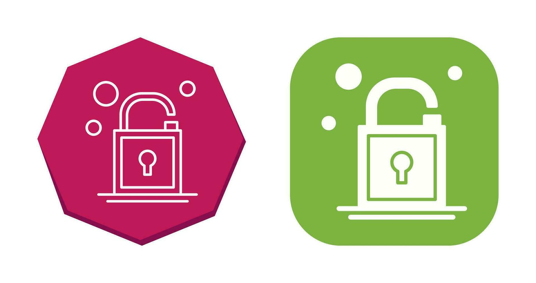 Open Lock Vector Icon