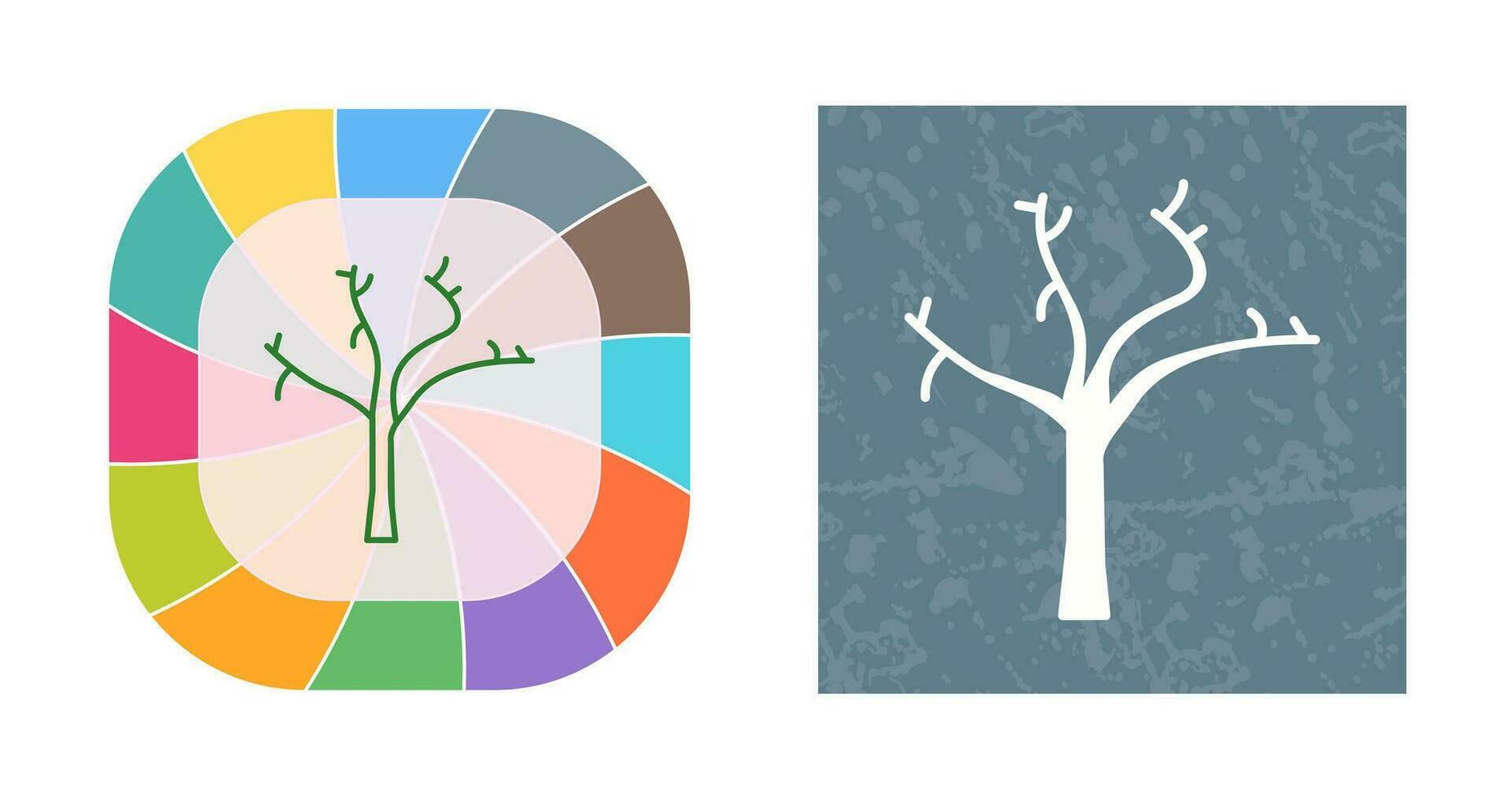 Tree with no Leaves Vector Icon