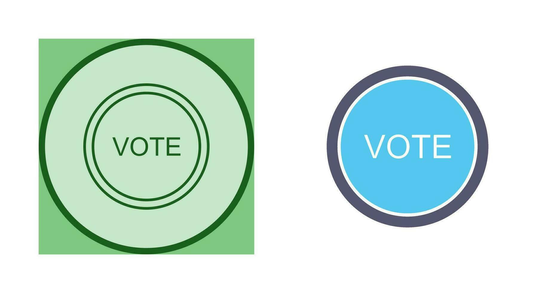 icono de vector de enlace de voto