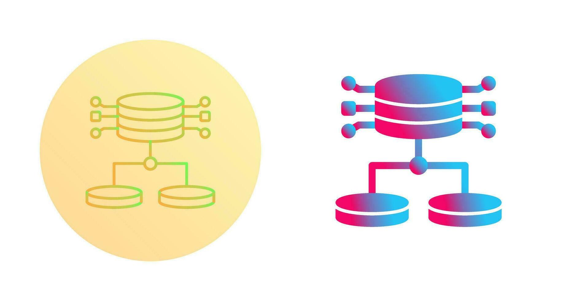 Structured Data Vector Icon