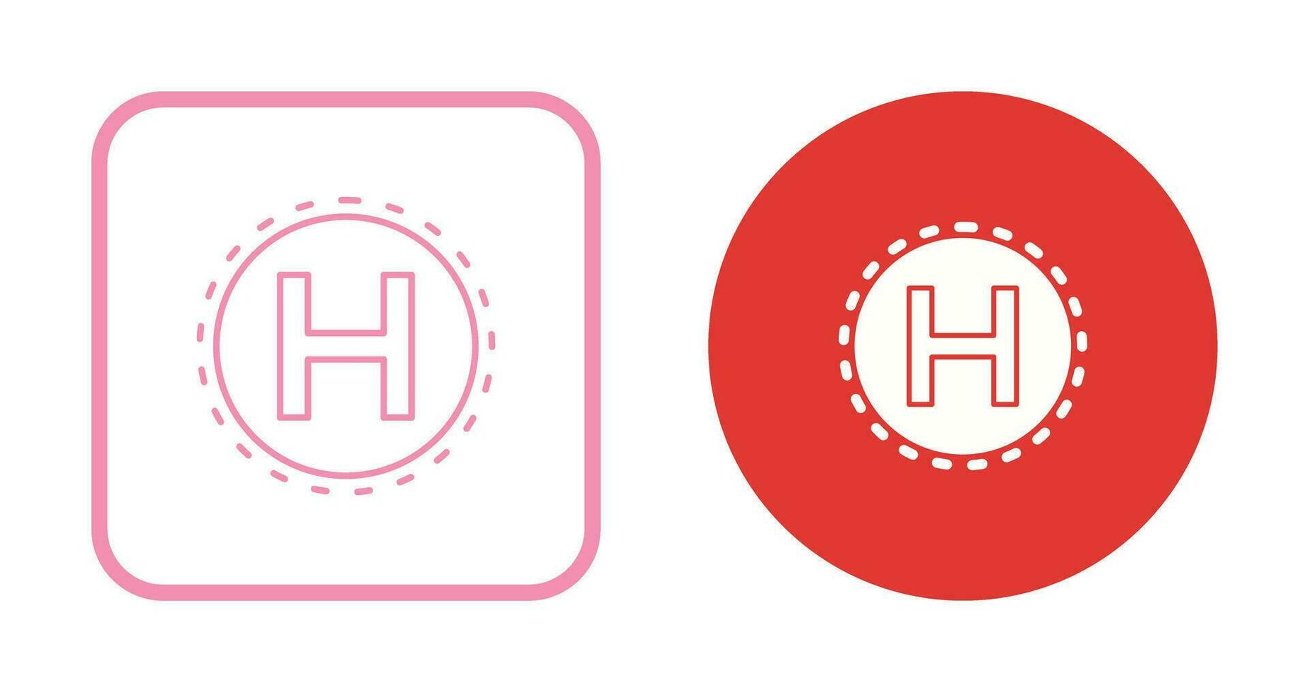 Helipad Vector Icon