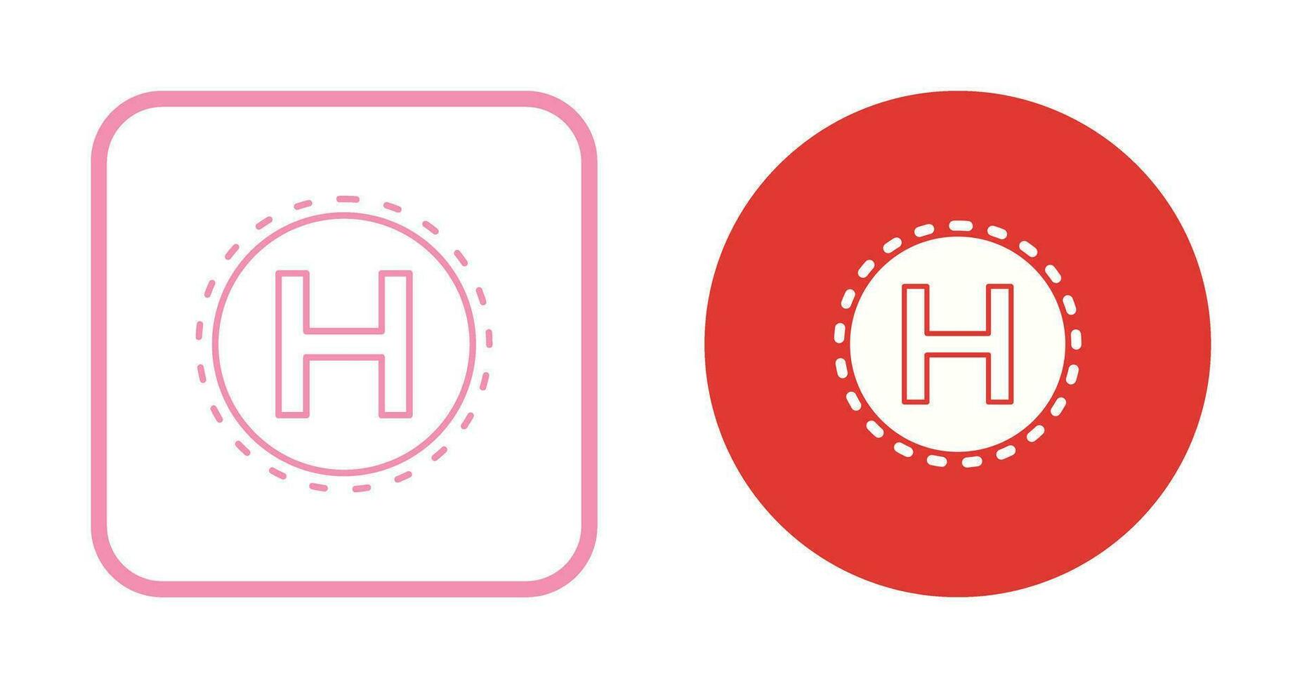 Helipad Vector Icon