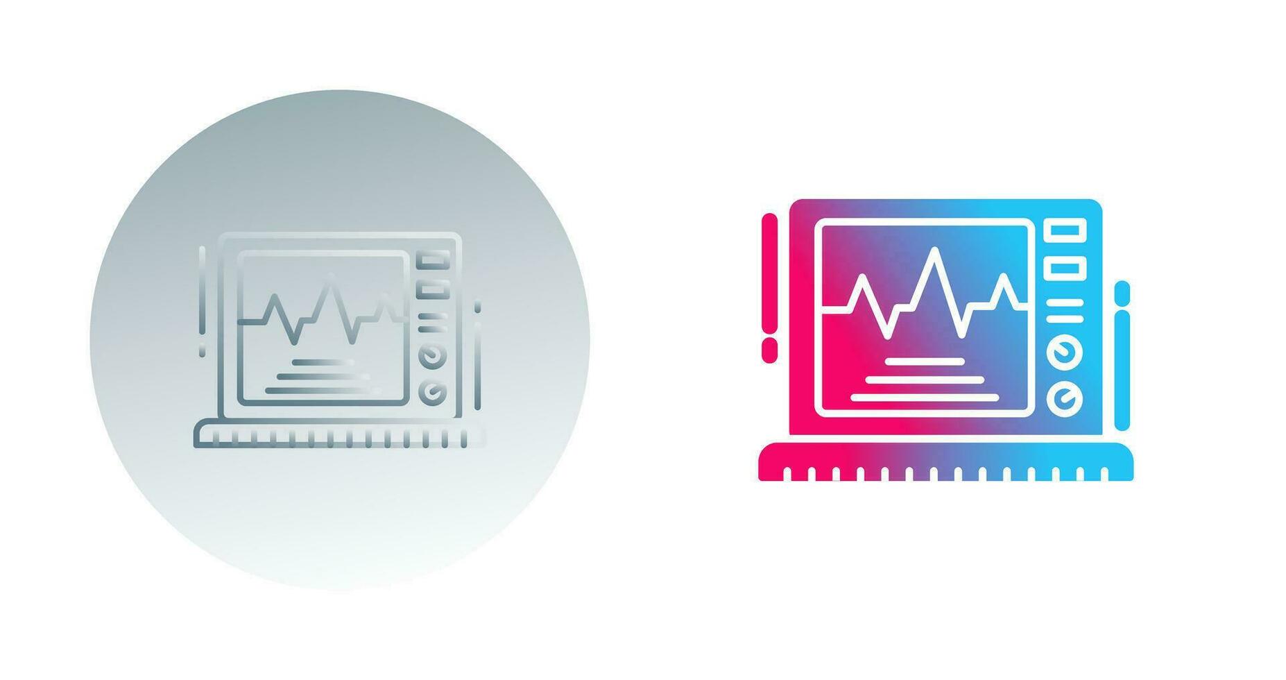 Ekg Monitor Vector Icon