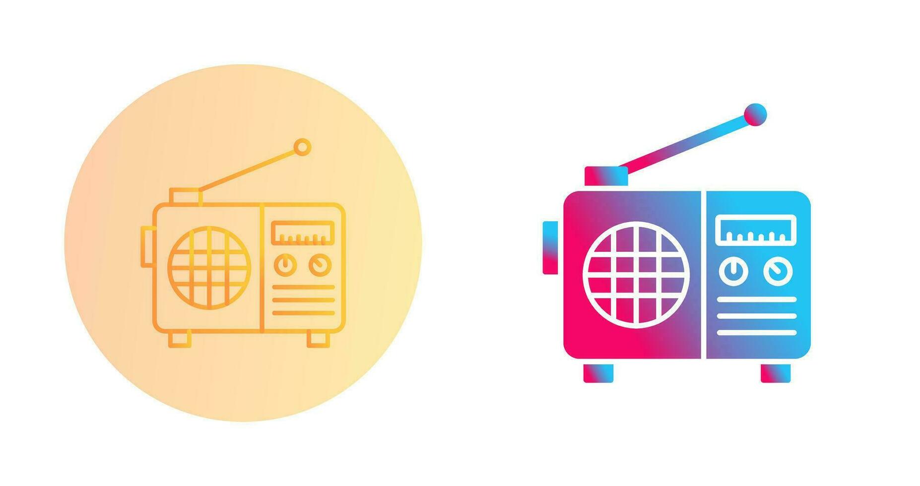 Radio Vector Icon