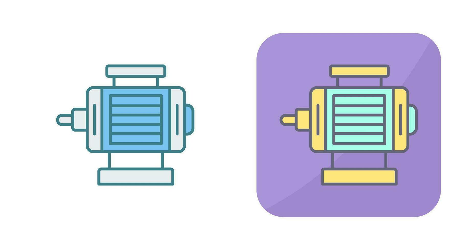 icono de vector de motor eléctrico