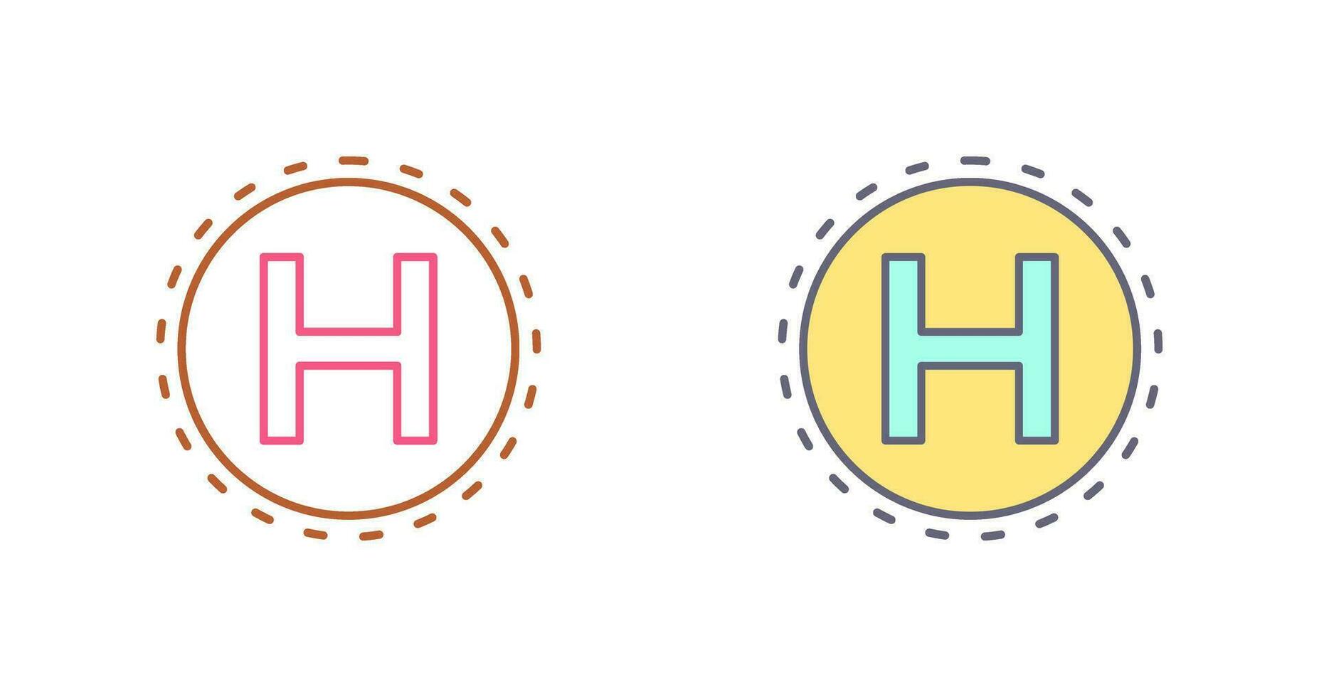 Helipad Vector Icon