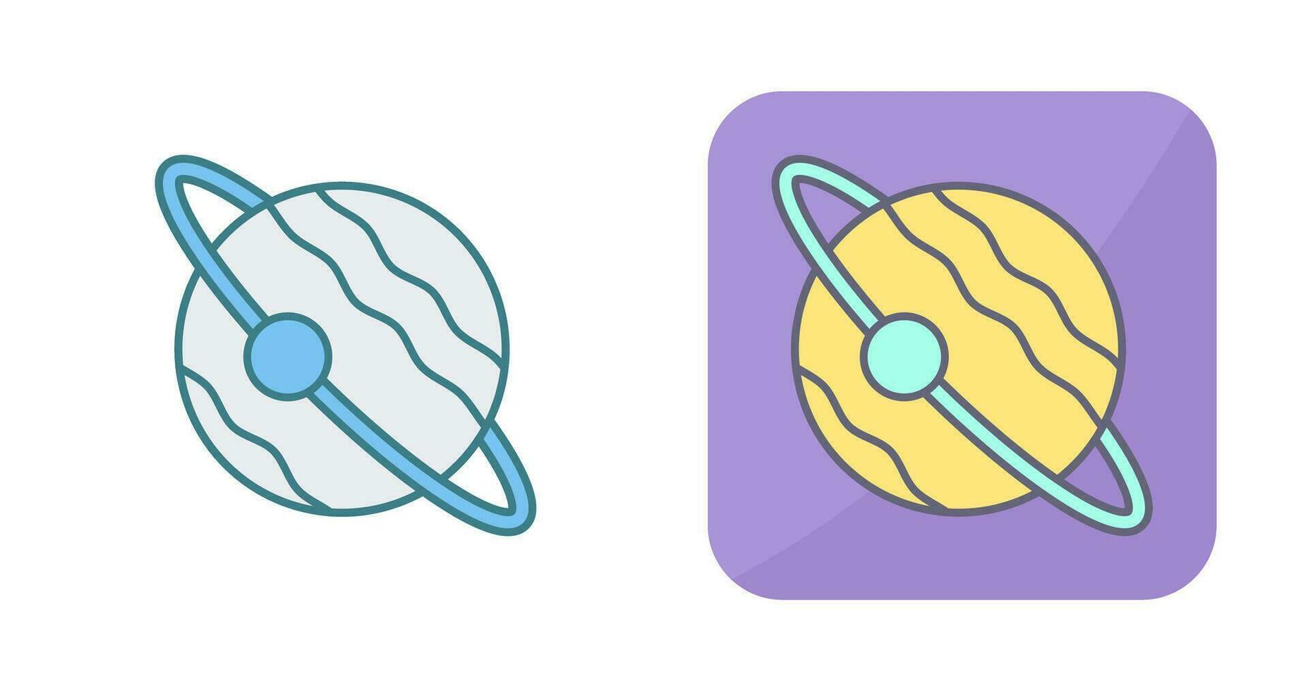 icono de vector de planeta