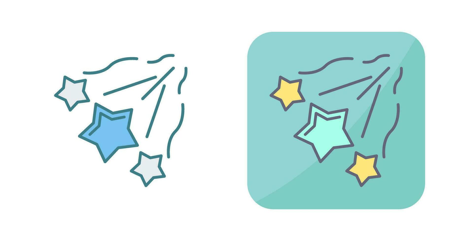 Falling Stars Vector Icon