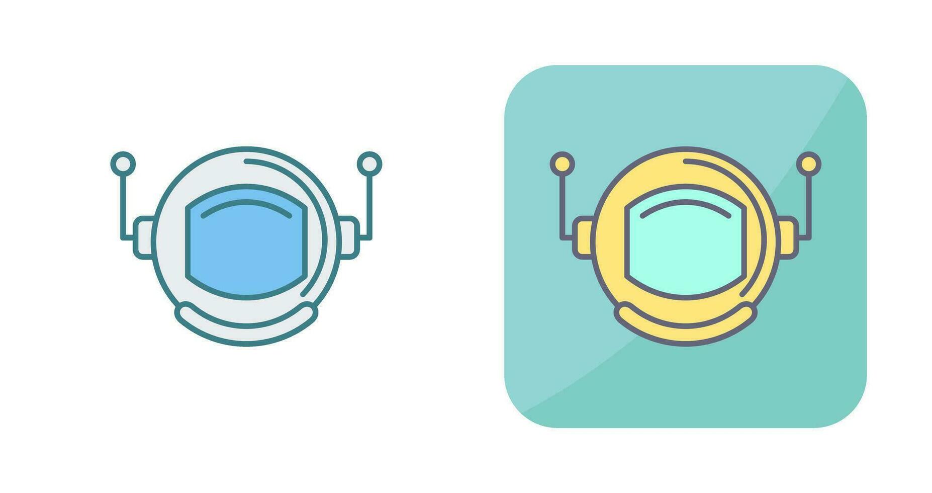 Astronaut Helmate Vector Icon