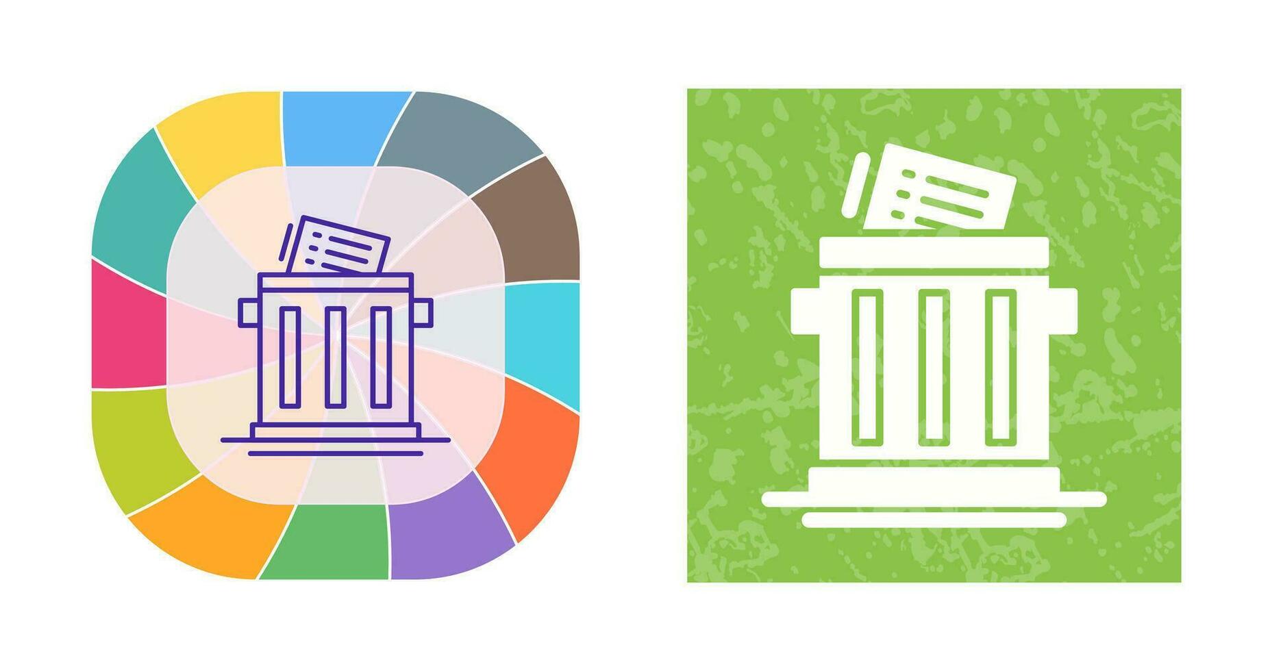 Trash List Vector Icon