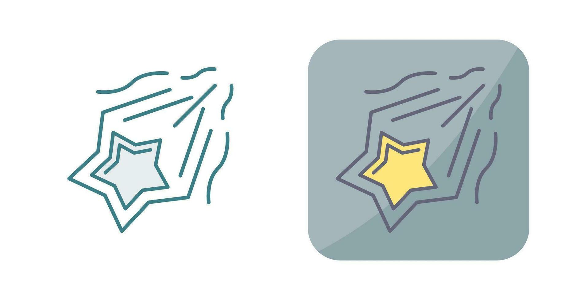 Shooting Star Vector Icon