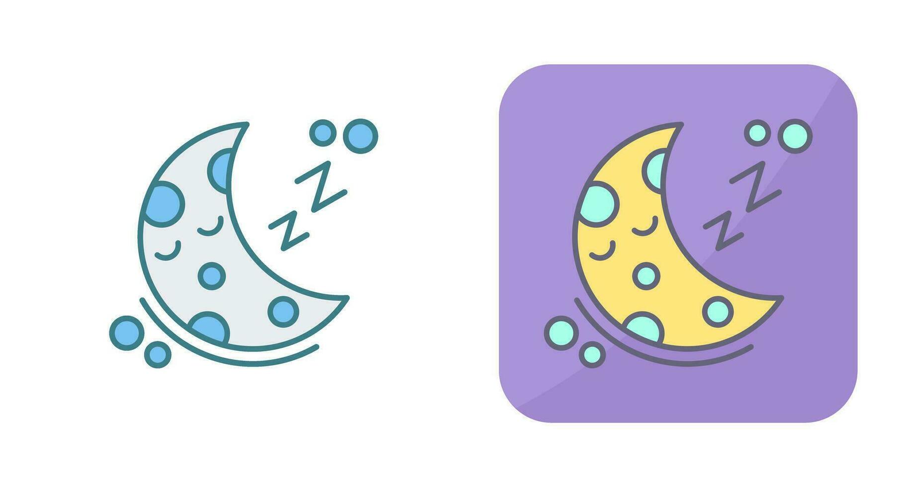 icono de vector de dormir