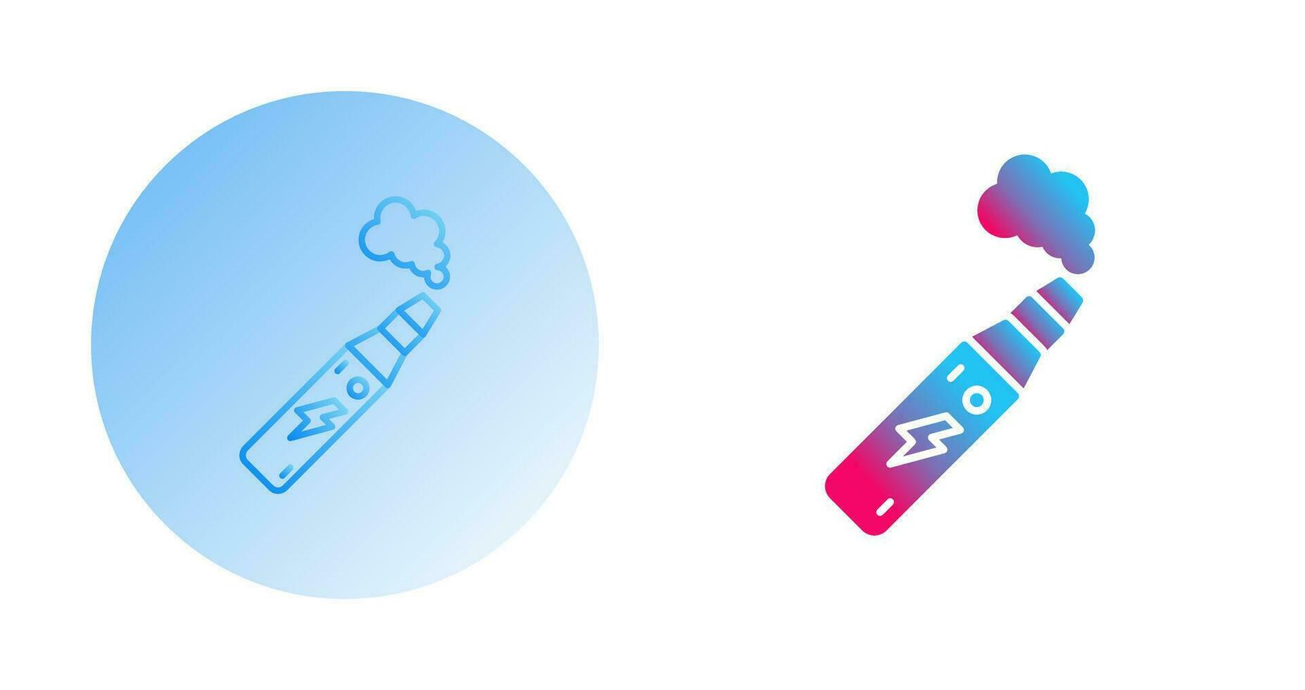 Electronic Cigarette Vector Icon