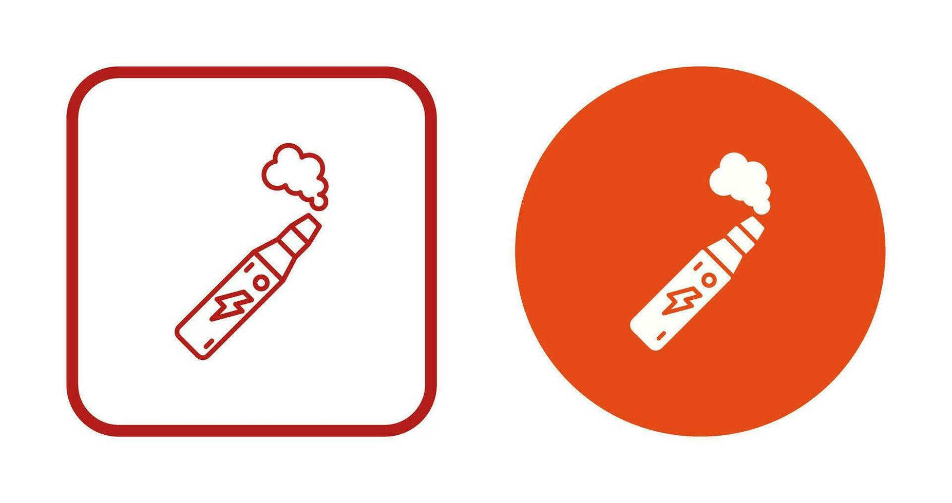 Electronic Cigarette Vector Icon