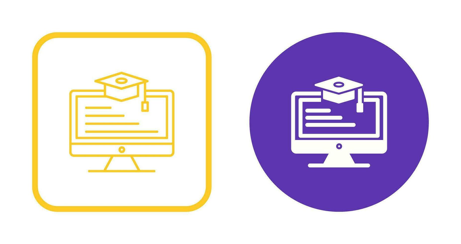 Online Learning Vector Icon