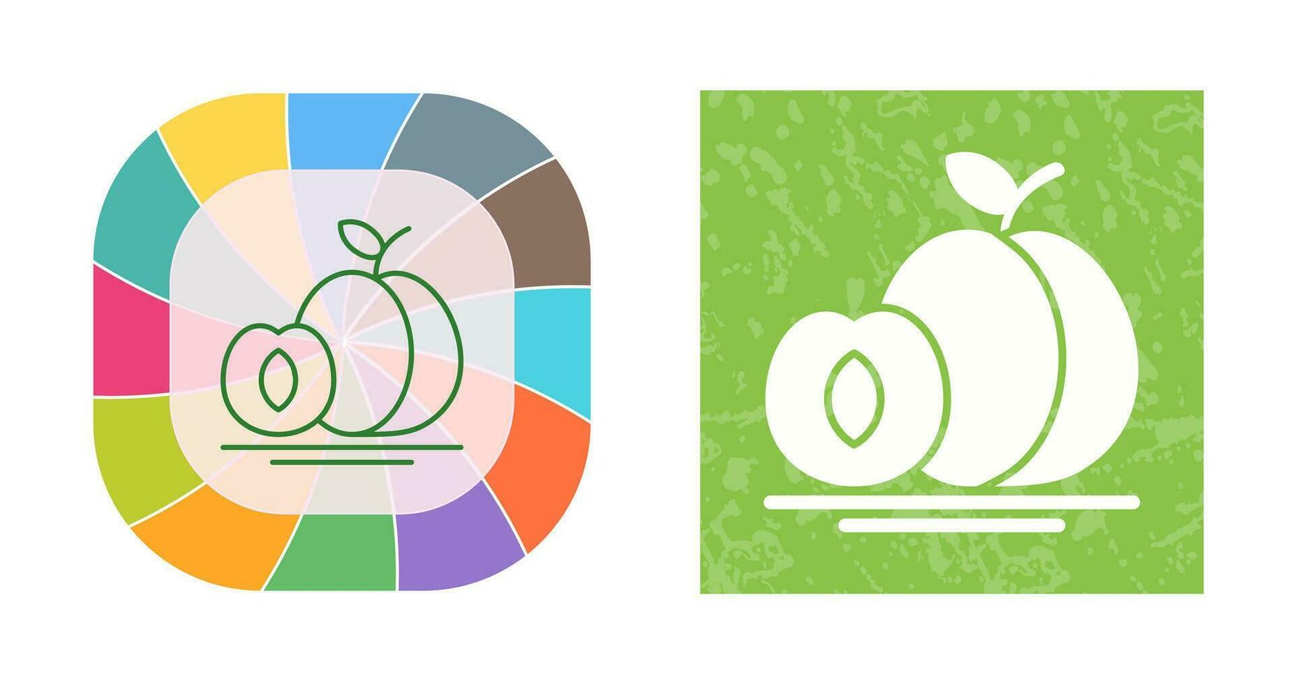 Apricot Vector Icon