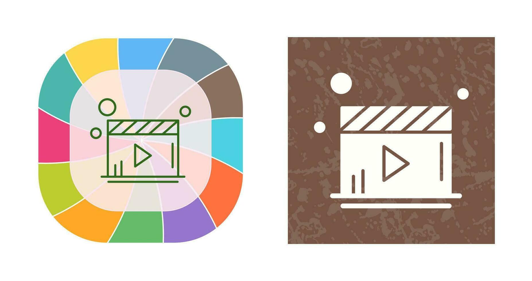 Video Player Vector Icon