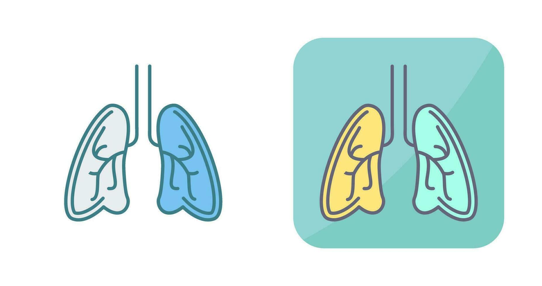 Lungs Vector Icon