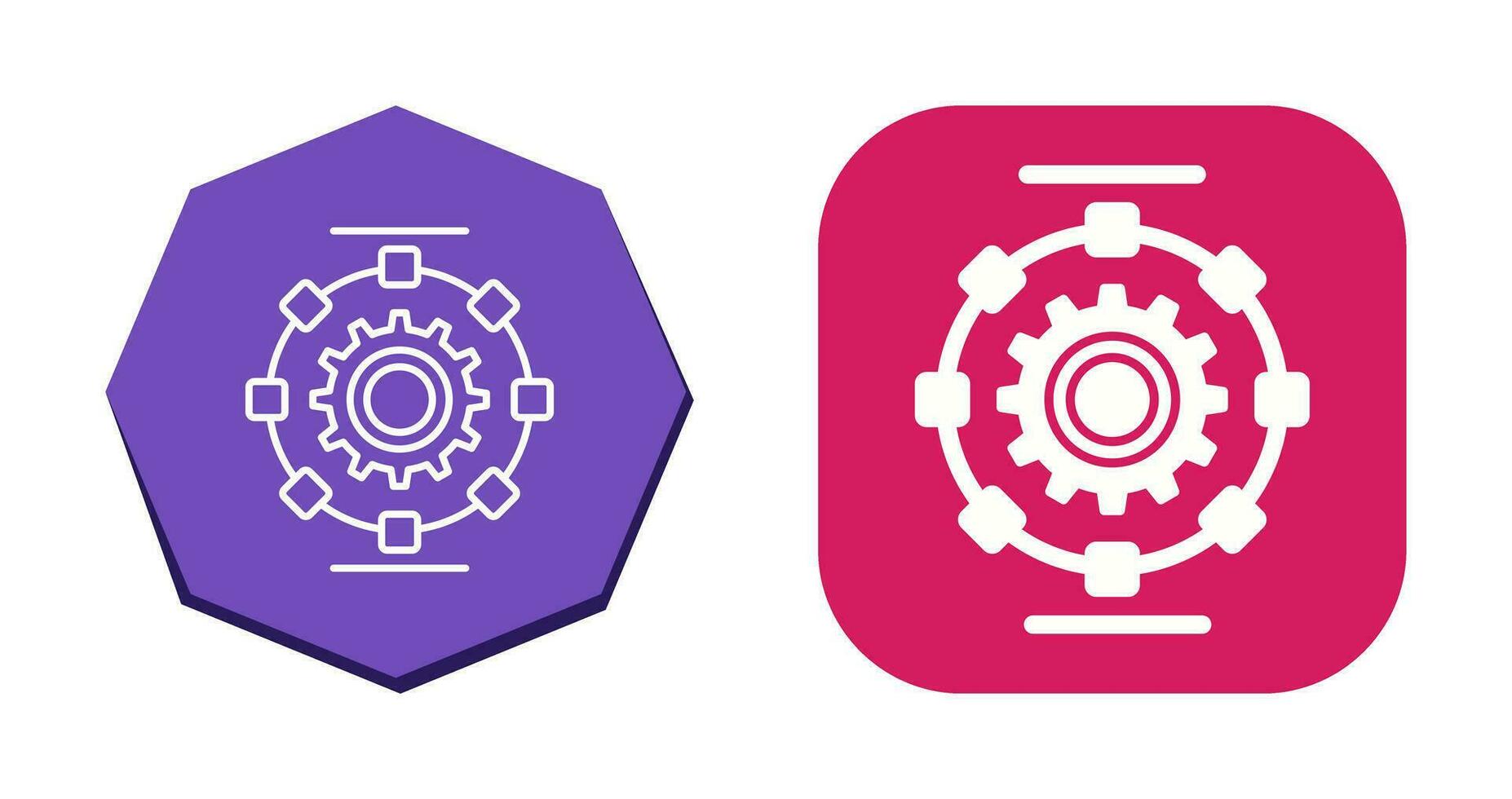 Automated Process Vector Icon