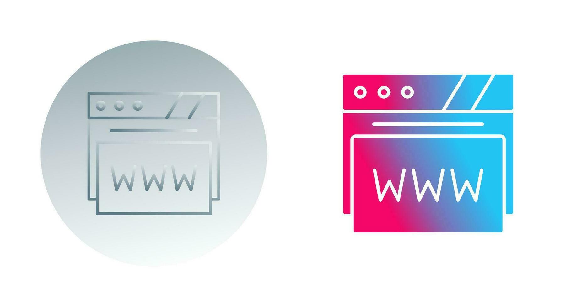 Web Browser Vector Icon