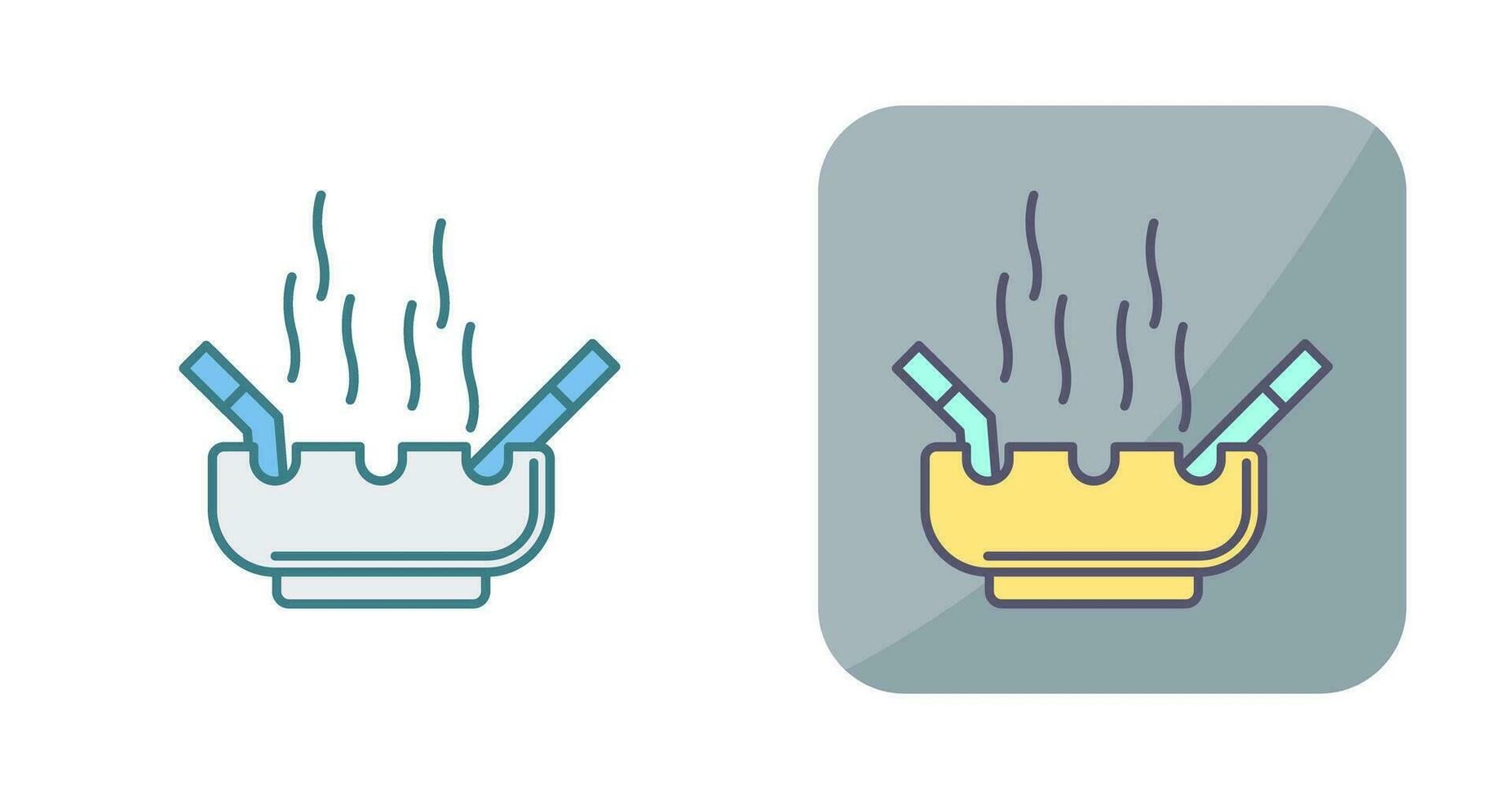 Ashtray Vector Icon