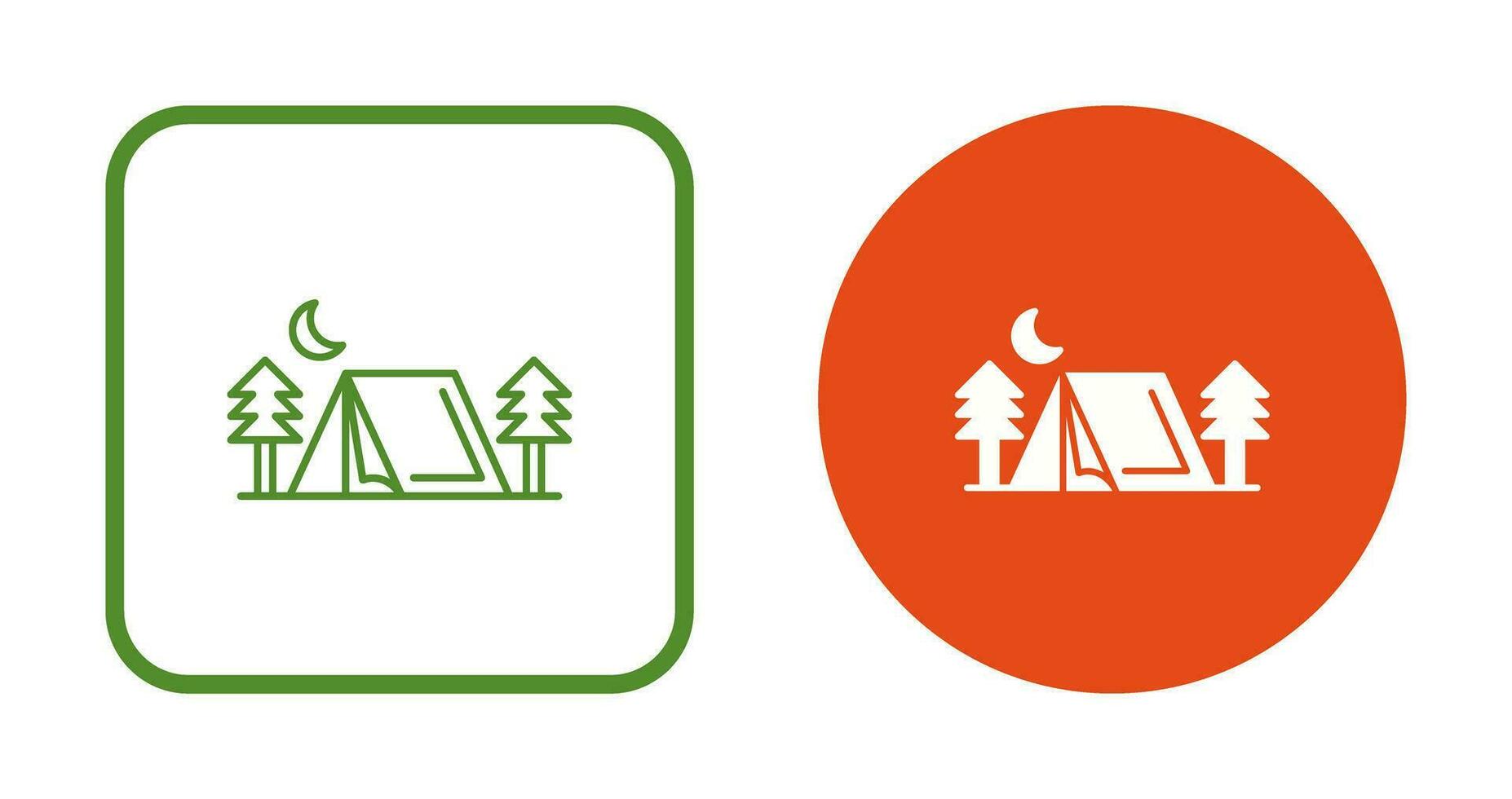 Tent Vector Icon