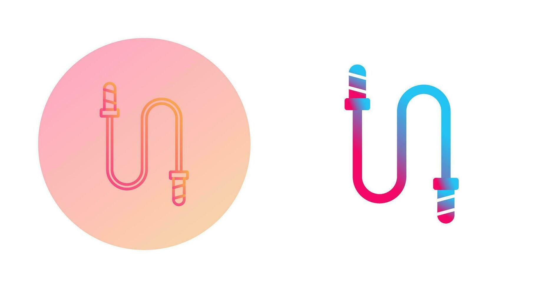 Jumping Rope Vector Icon
