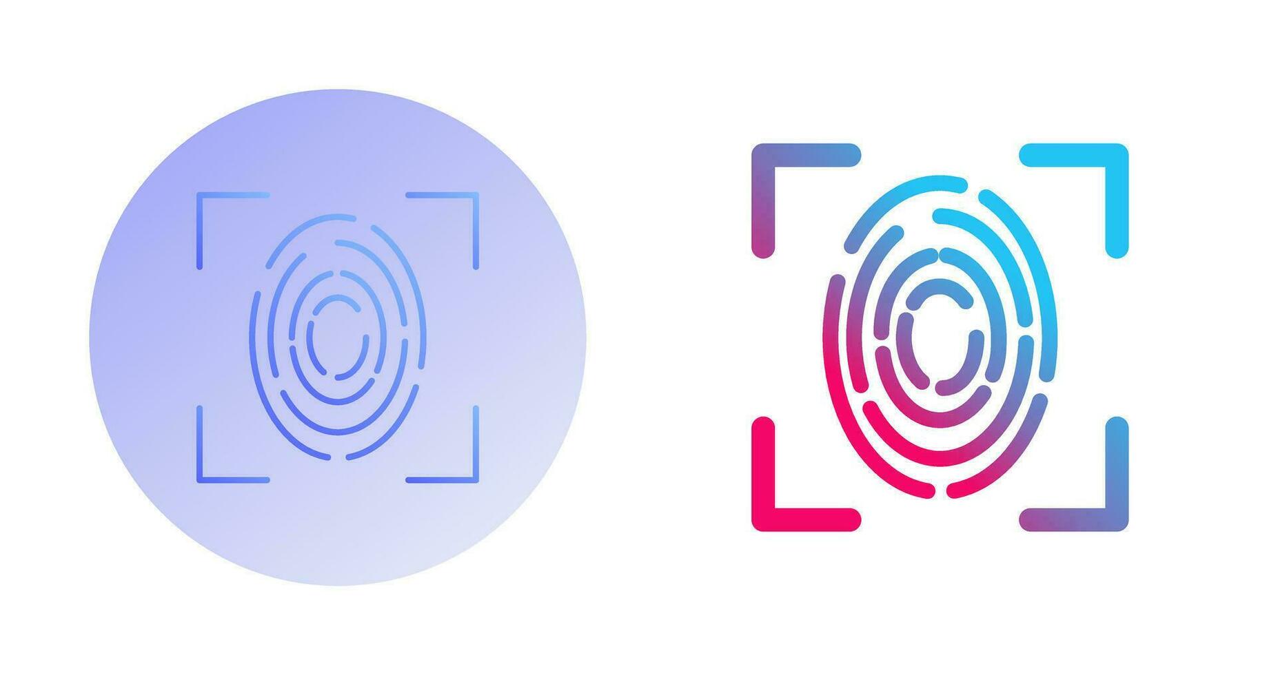 Fingerprint Vector Icon
