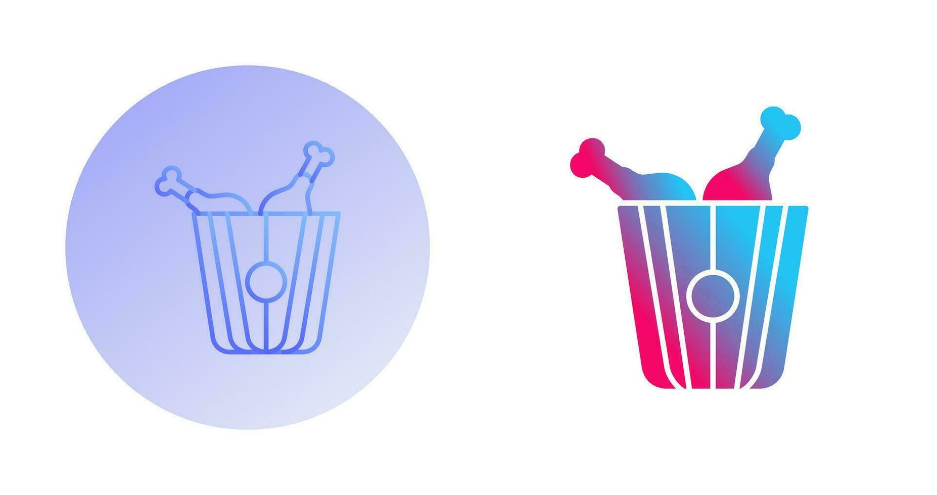 Fried Chicken Vector Icon