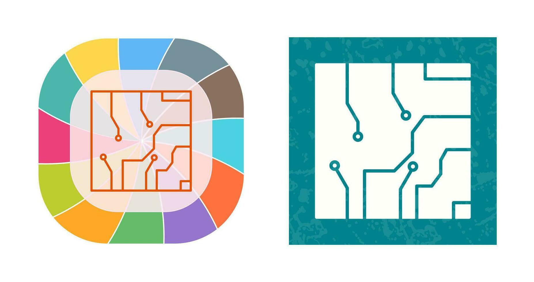 Electrical circuit Vector Icon