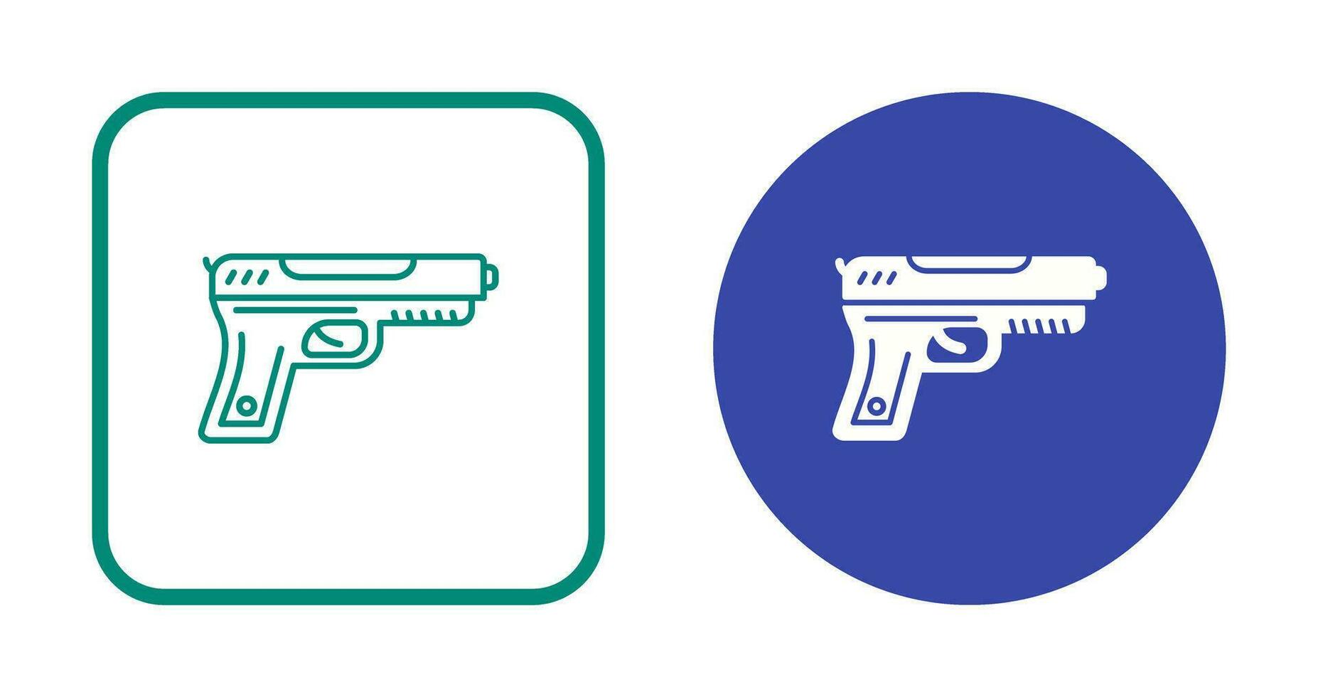 icono de vector de pistola