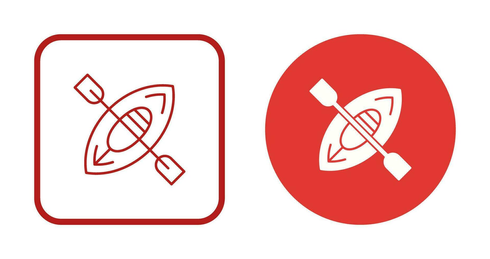 Kayak Vector Icon