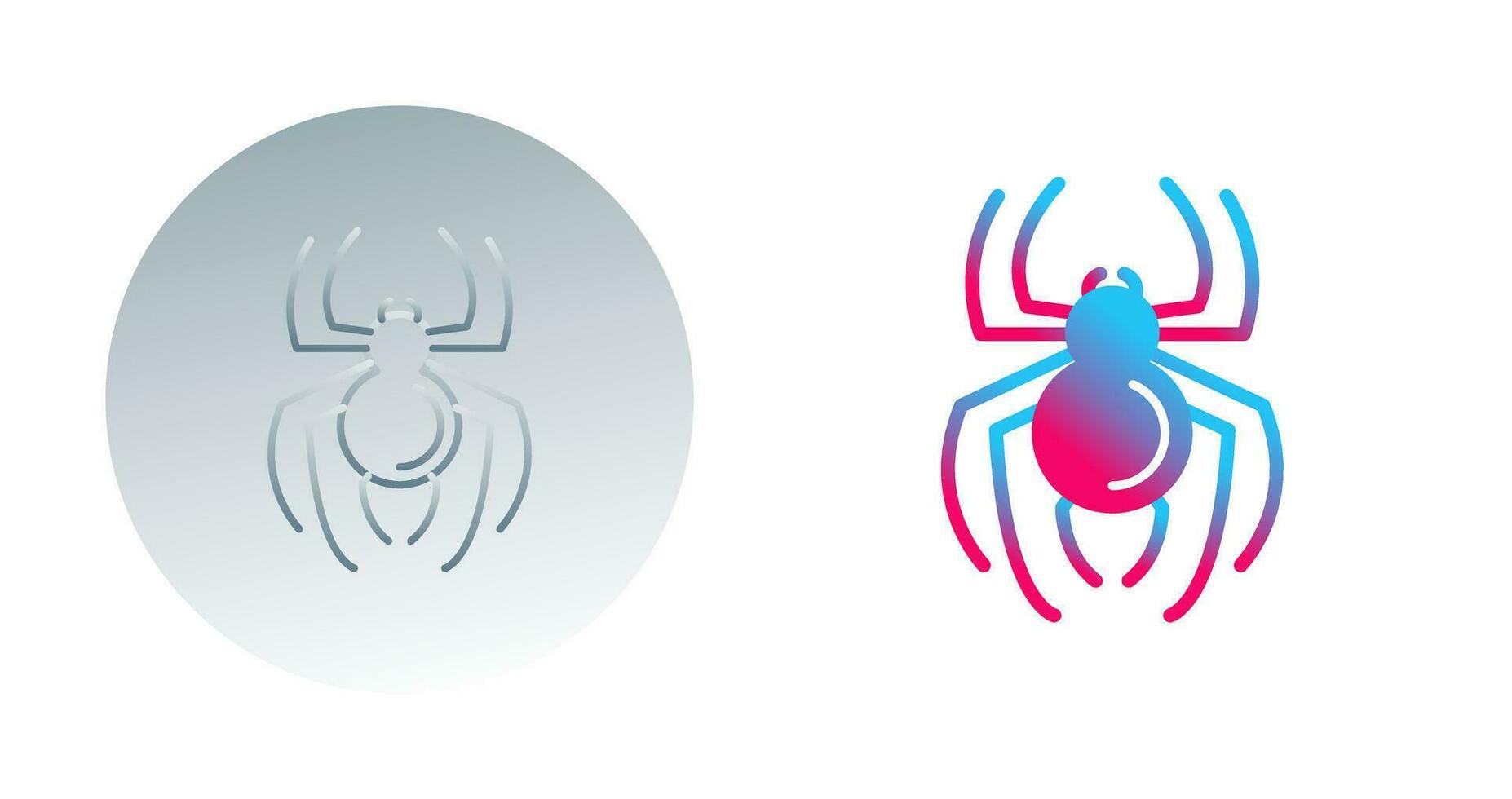 icono de vector de araña