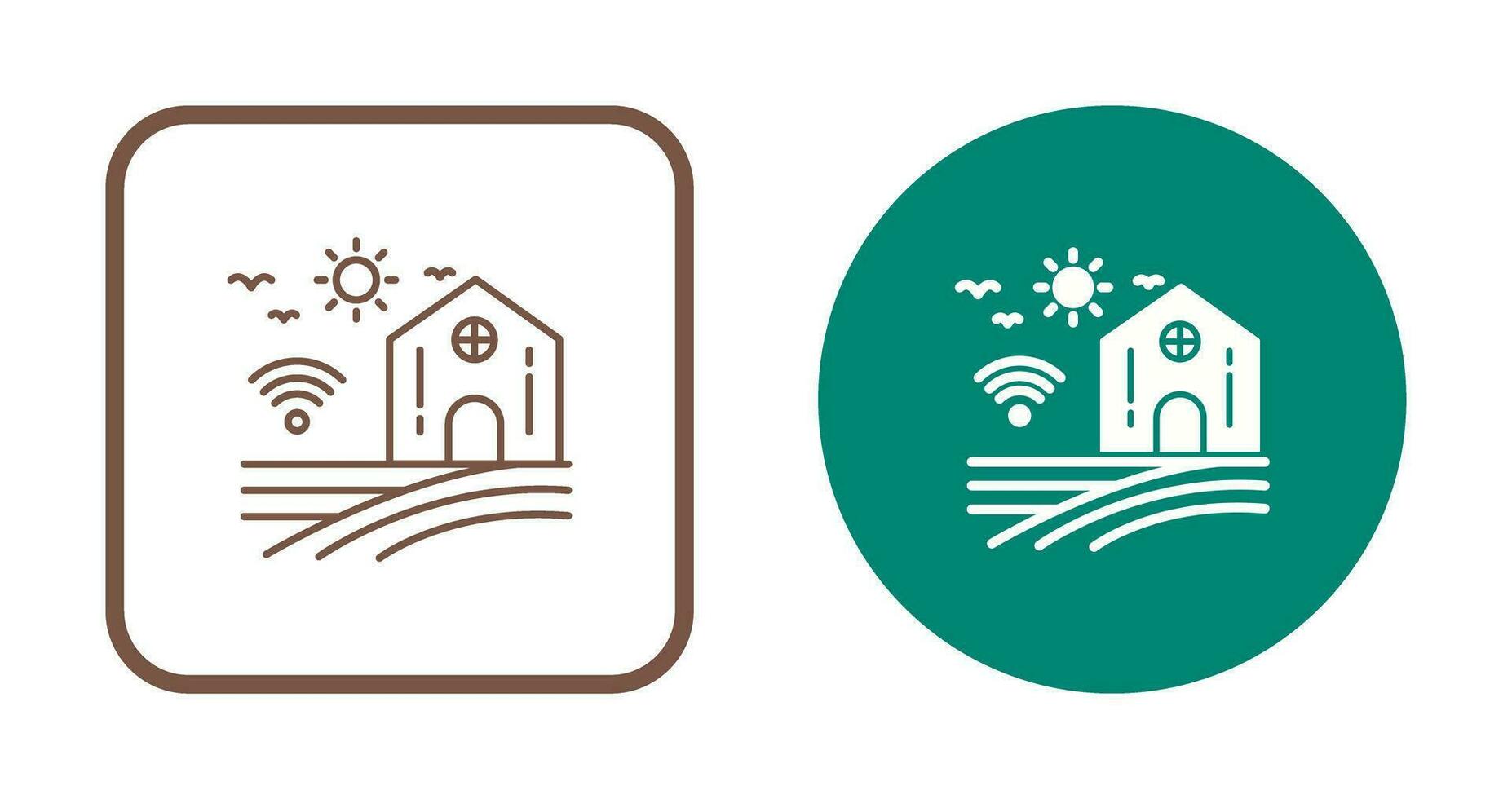 Smart Farm Vector Icon