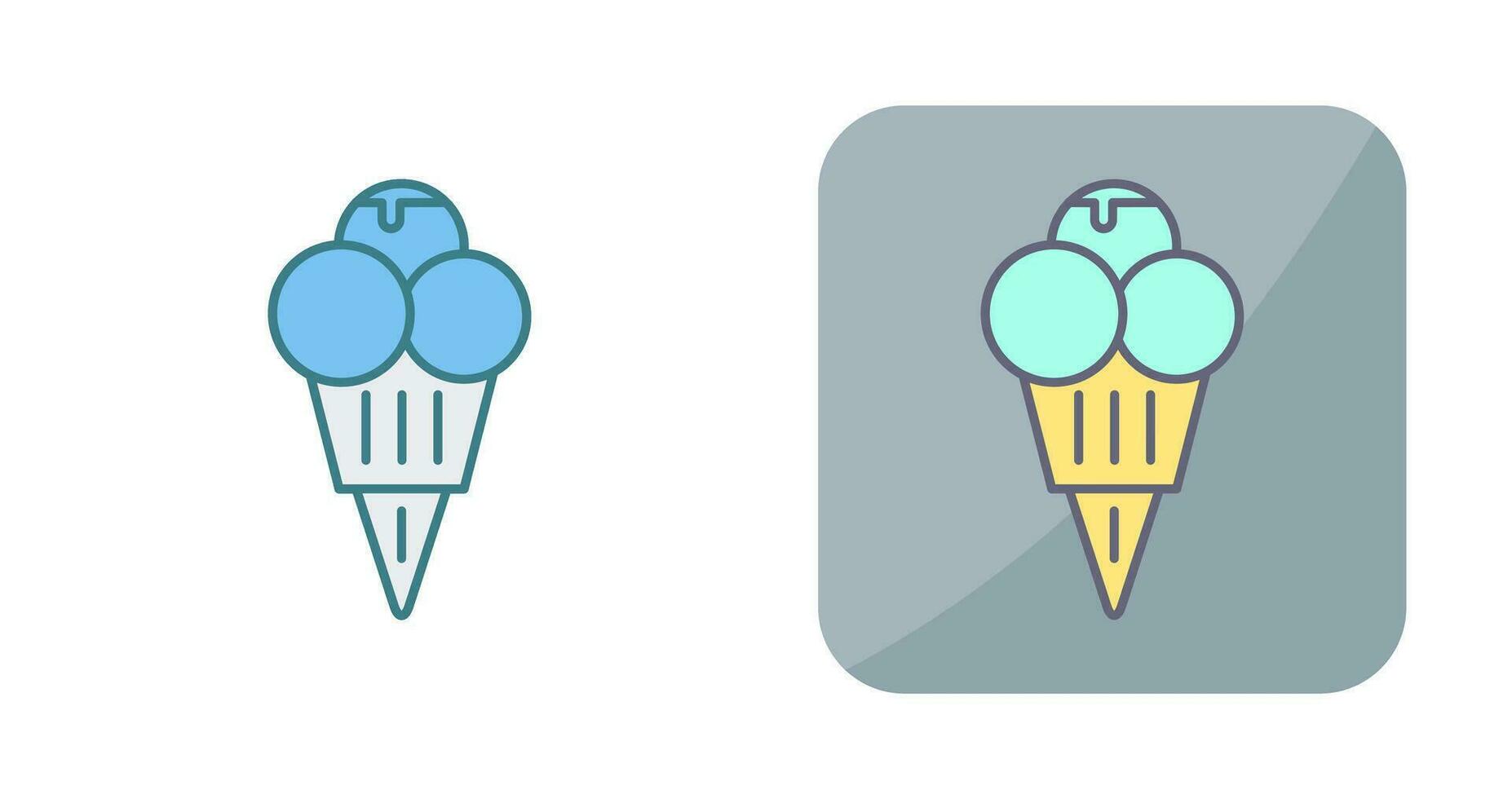icono de vector de helado
