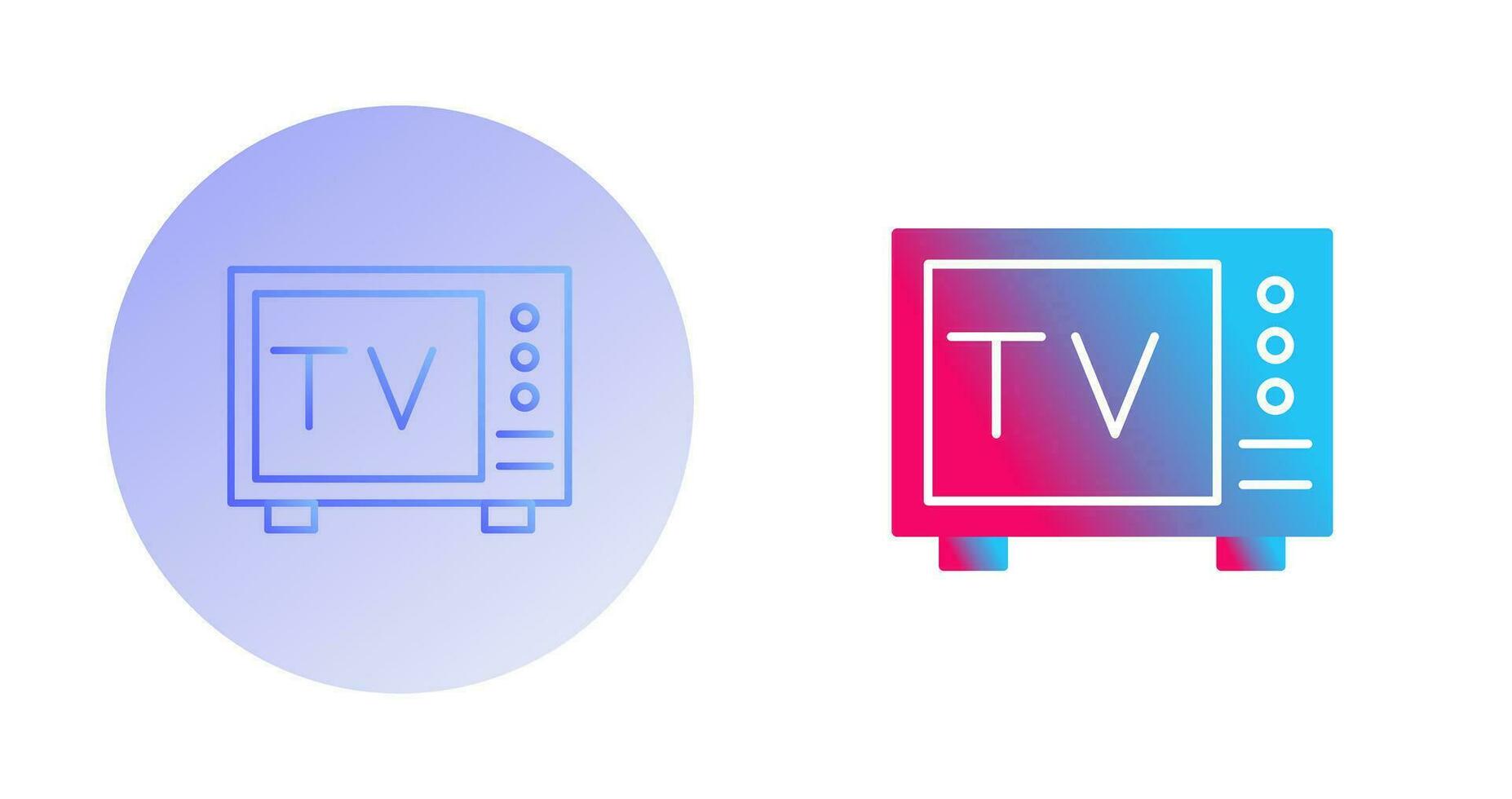 icono de vector de tv