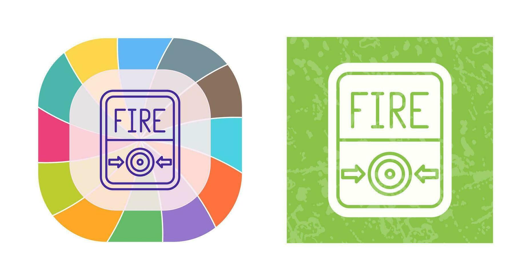 Fire Button Vector Icon