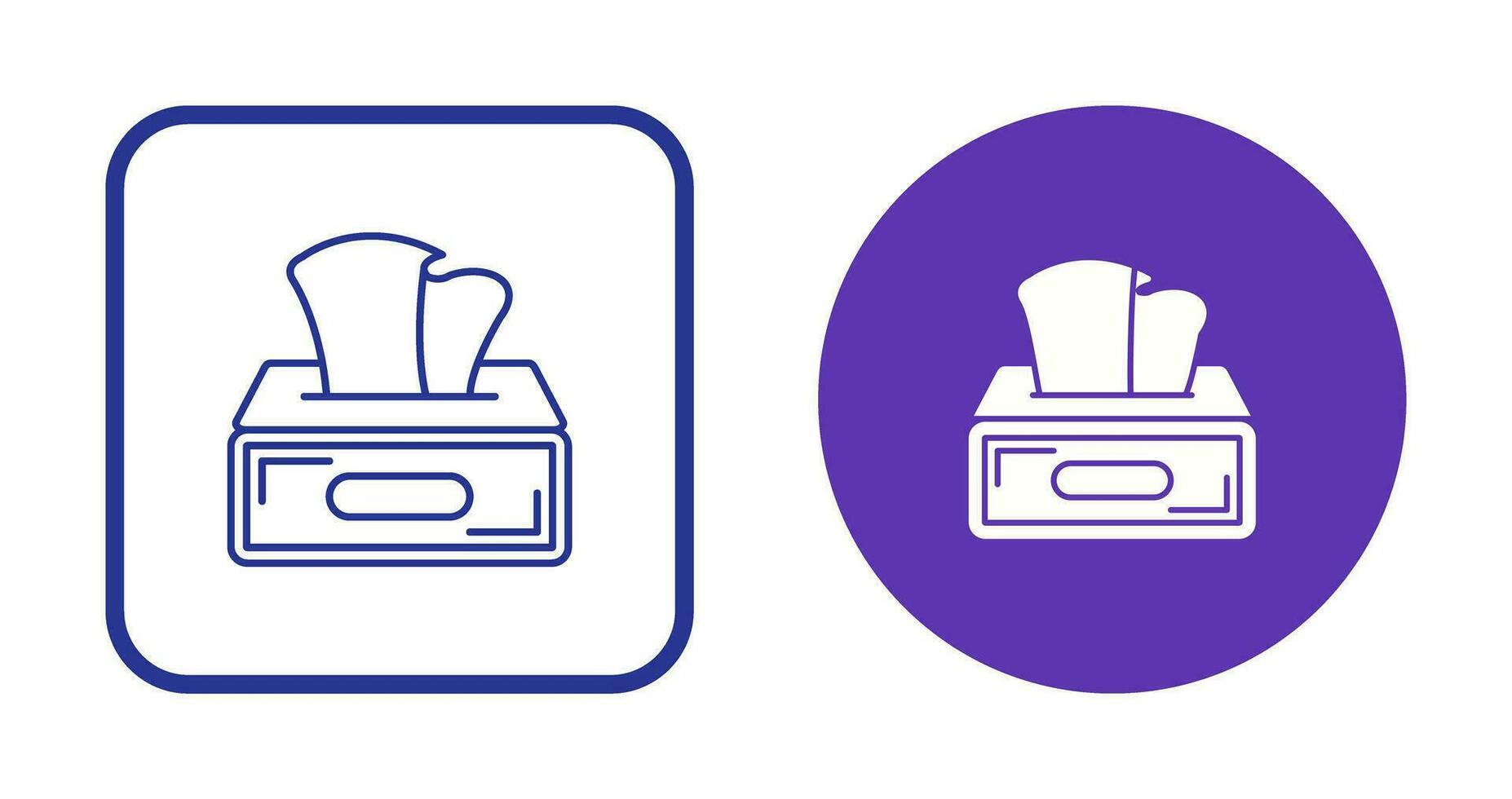 Tissue Box Vector Icon