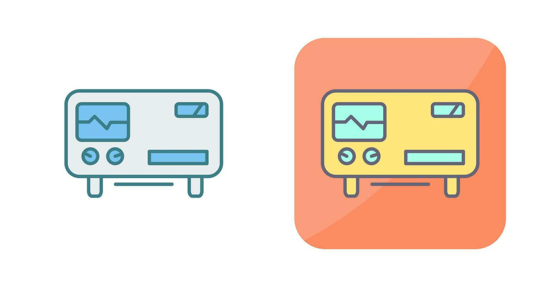 Oscillscope Vector Icon