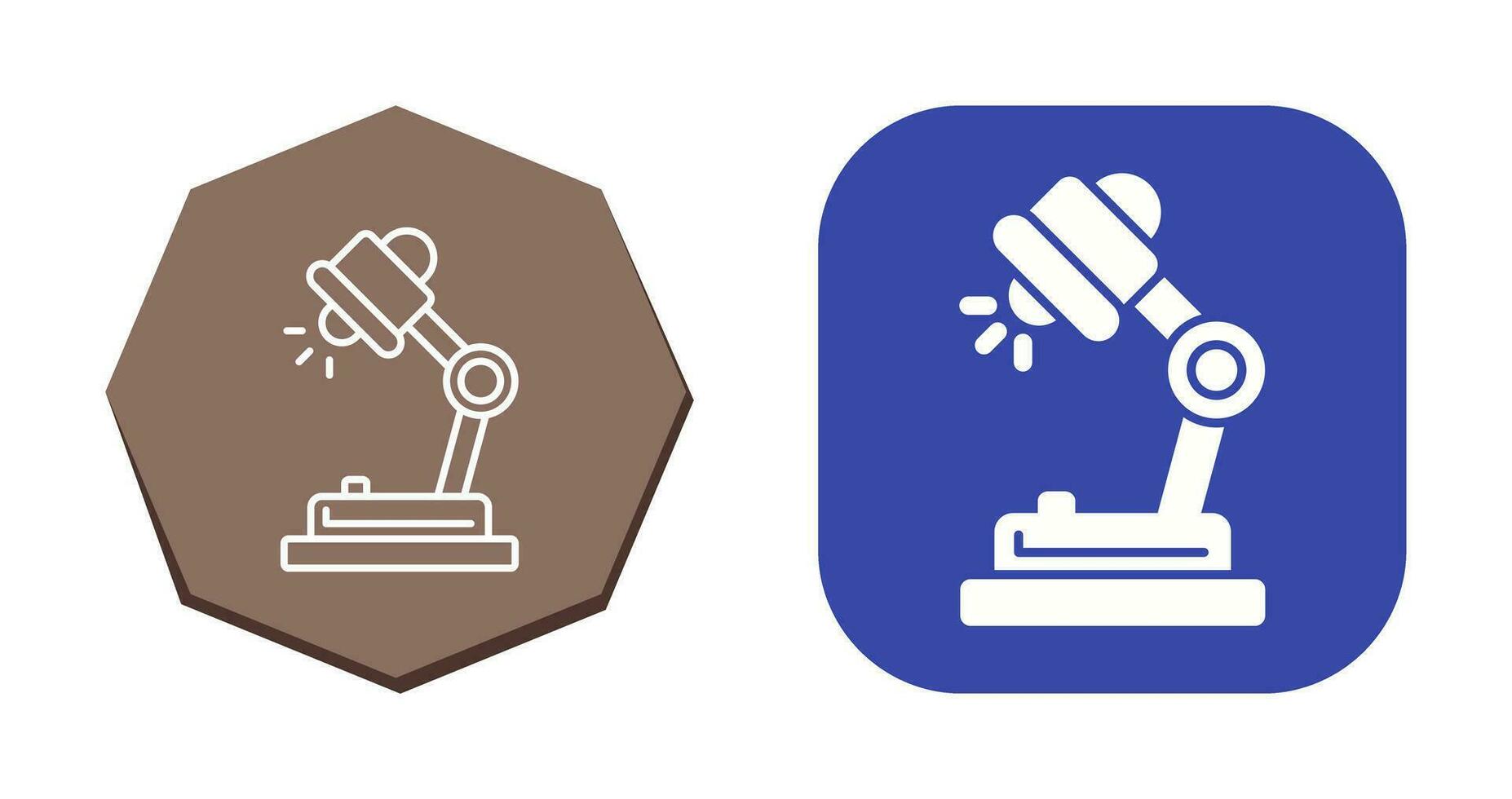 Desk Lamp Vector Icon