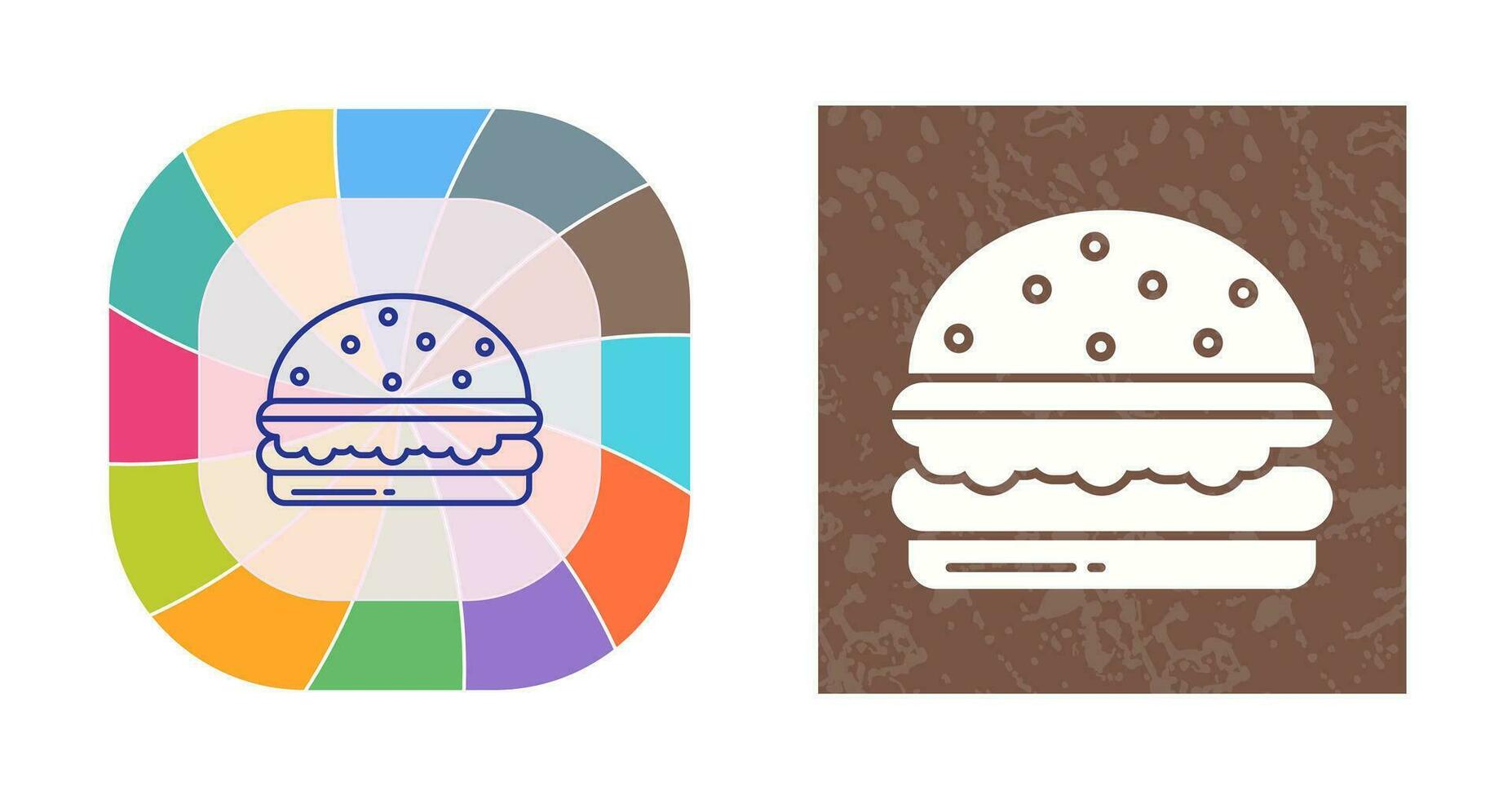 icono de vector de hamburguesa