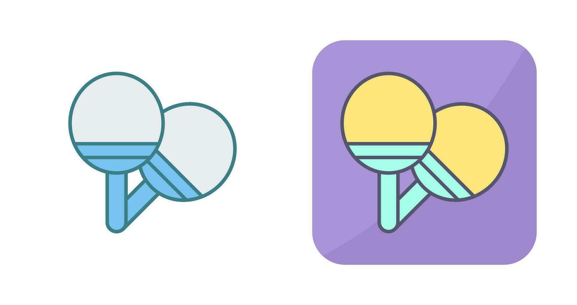 Ping Pong Vector Icon