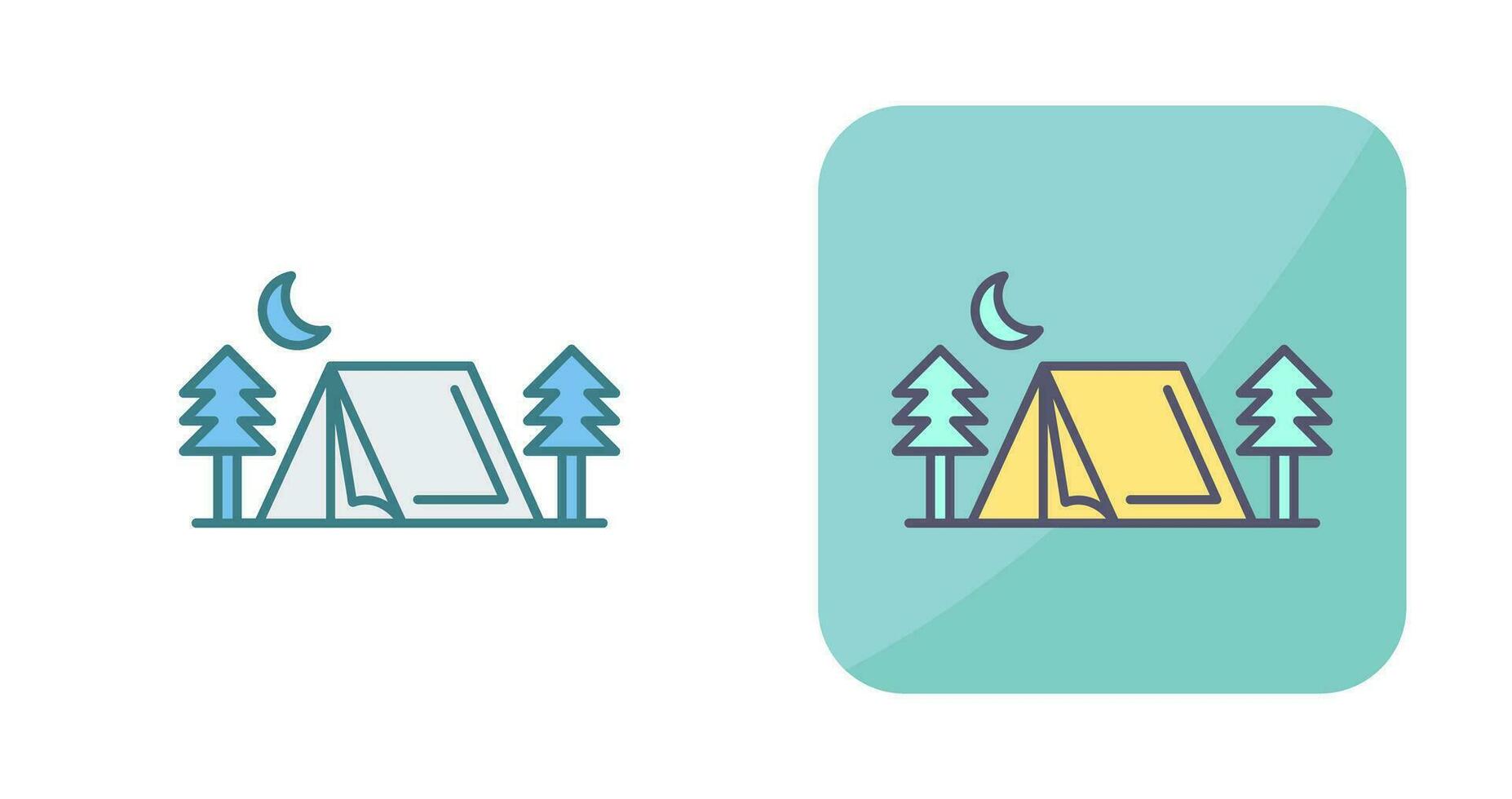 Tent Vector Icon