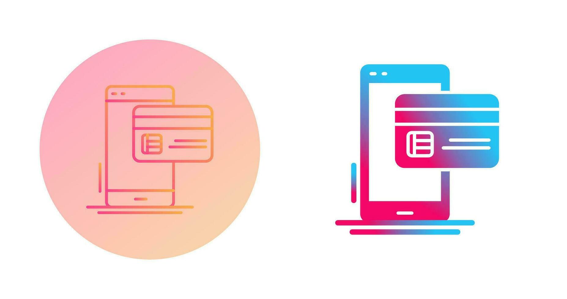 Cashless Payment Vector Icon