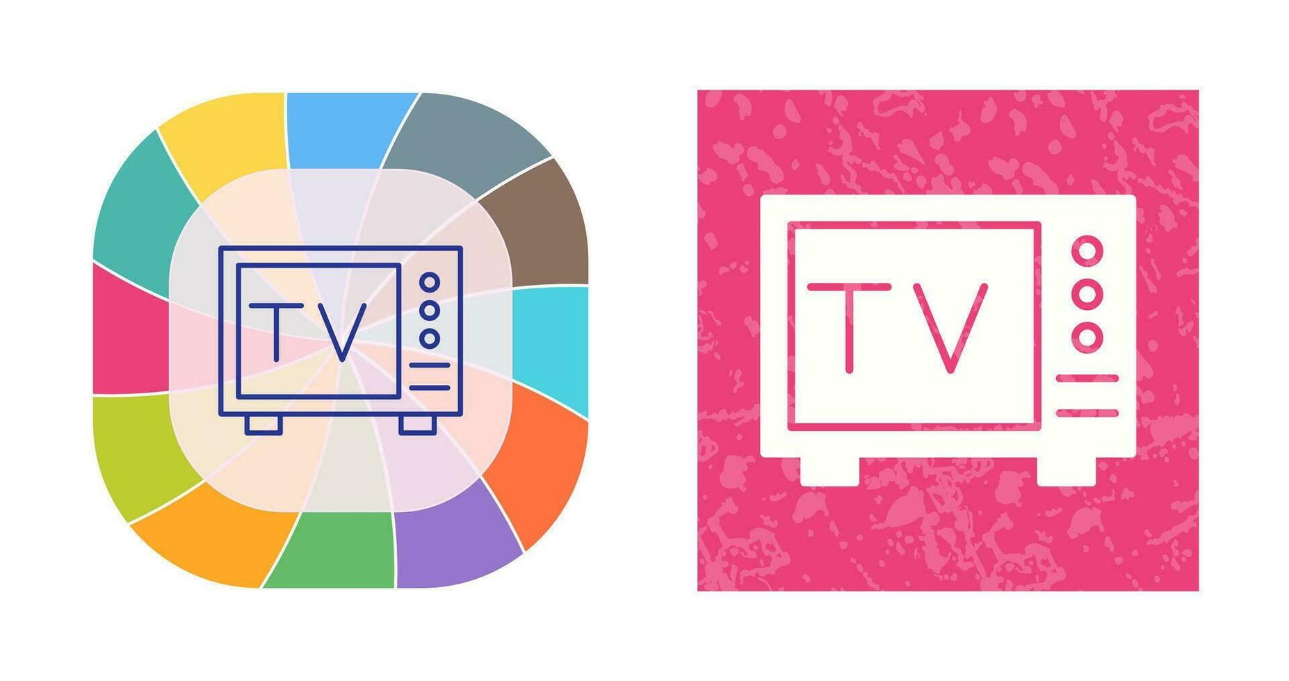 icono de vector de tv