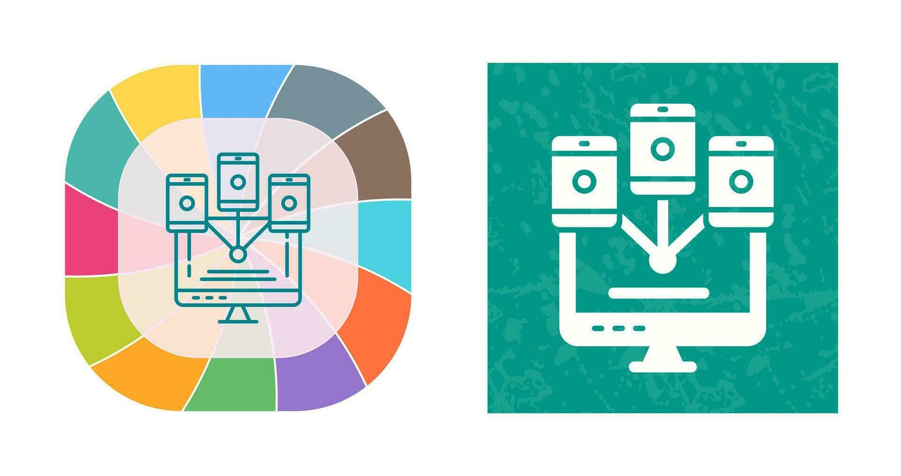 Computer Networks Vector Icon