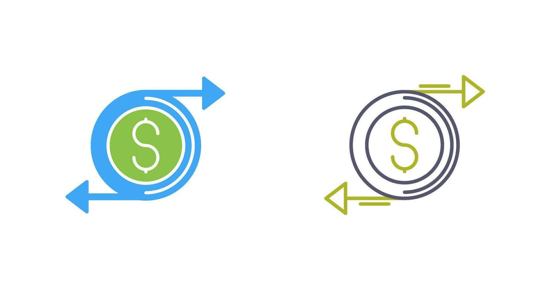 Money Flow Vector Icon
