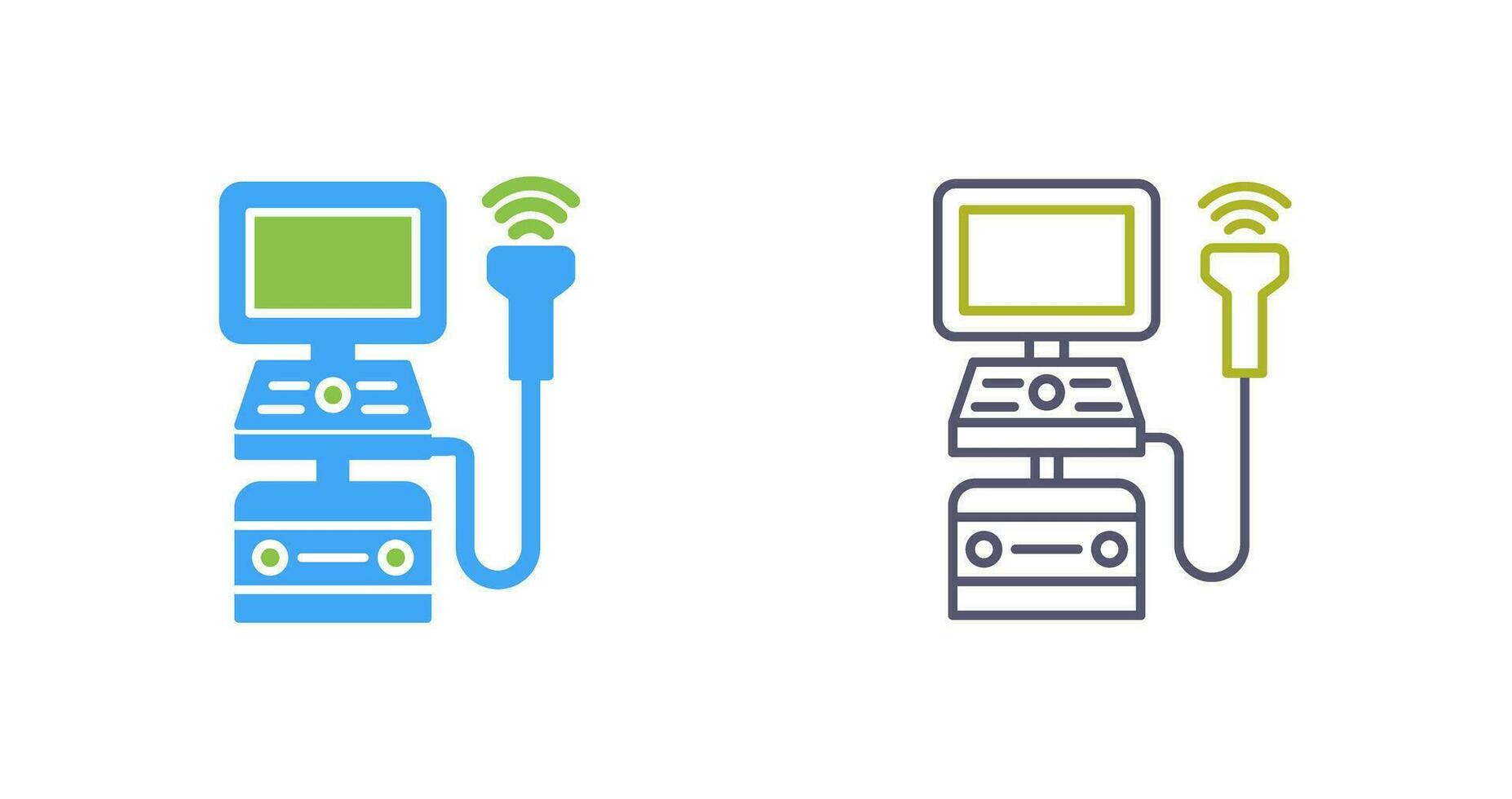 Ultrasound Machine Vector Icon