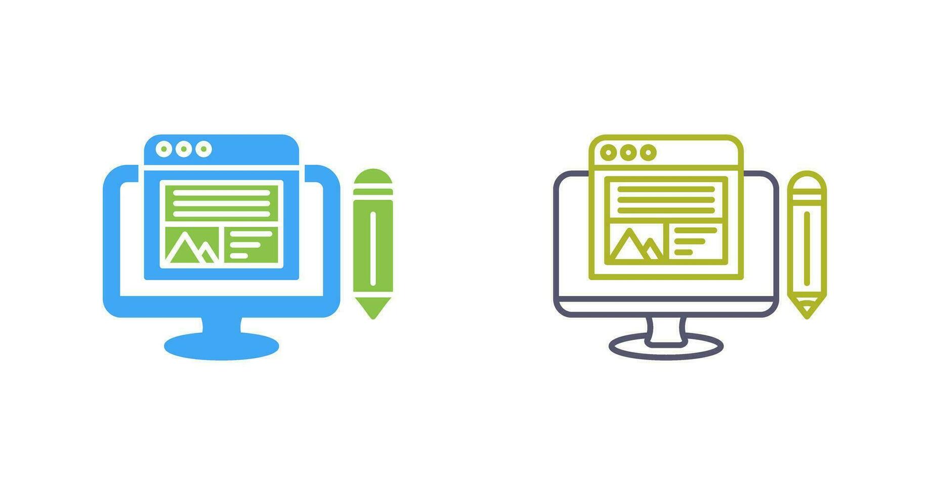 Web Design Vector Icon